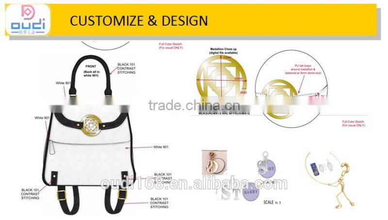 25mm rectangle metal buckles for women bag leather strap bag making accessories