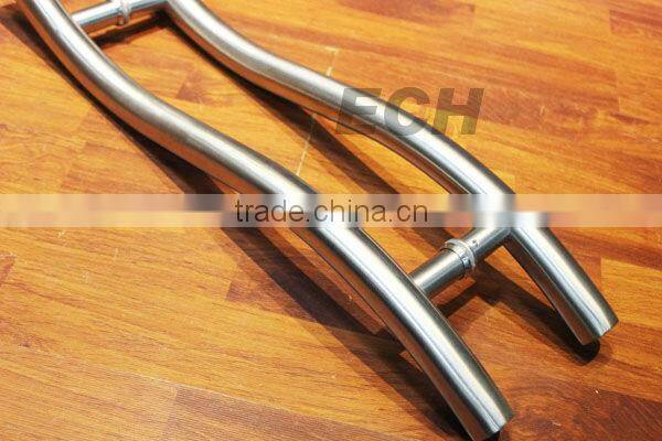 Stainless steel bathroom glass door handle