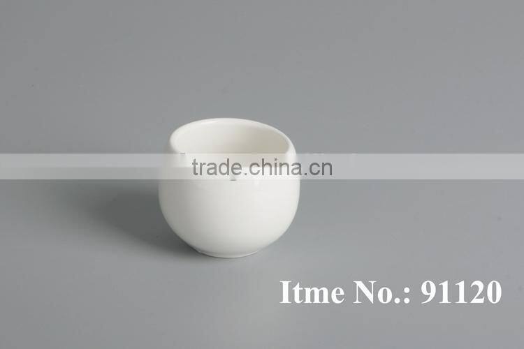 white porcelain korean tea cup