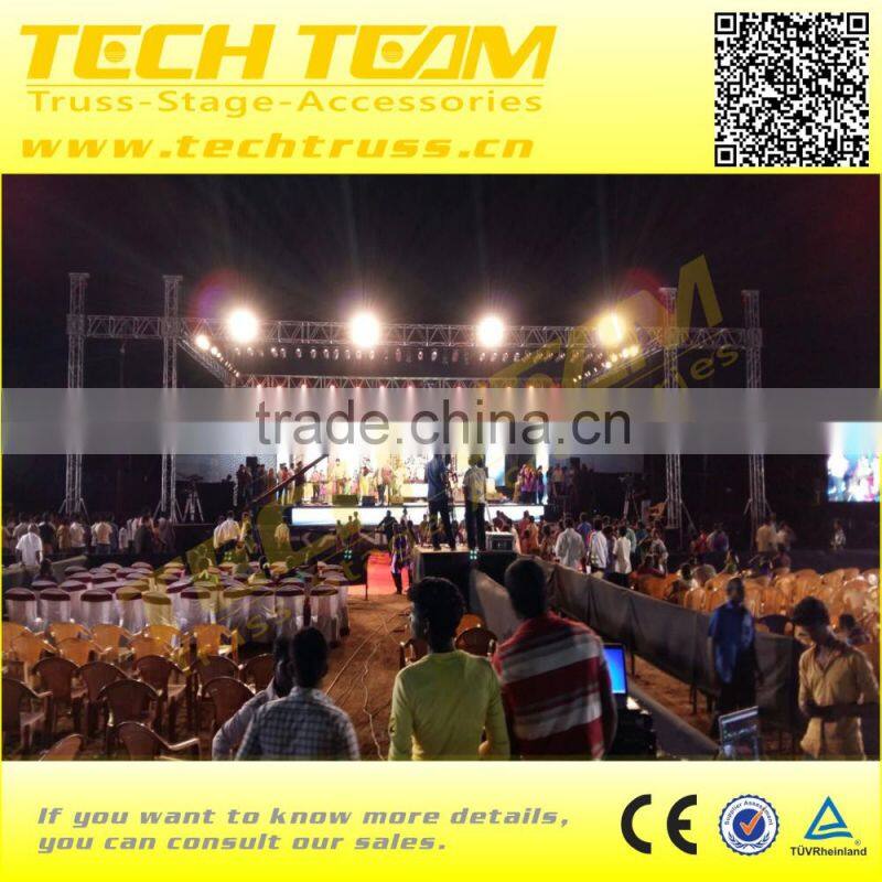 BC40-QS20 High Quality Truss Stage for Outdoor Stage Truss Design.