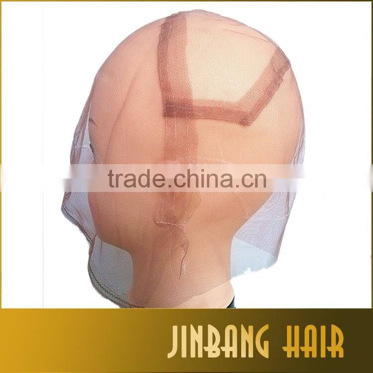 2016 New Premium human hair brazilian front lace wig caps for making wigs