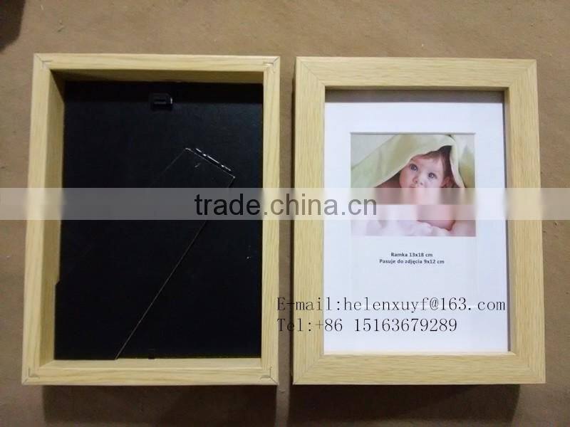 China factory handmade 4x6 5x7 6x8 8x10 Wooden MDF picture photo frames for kids