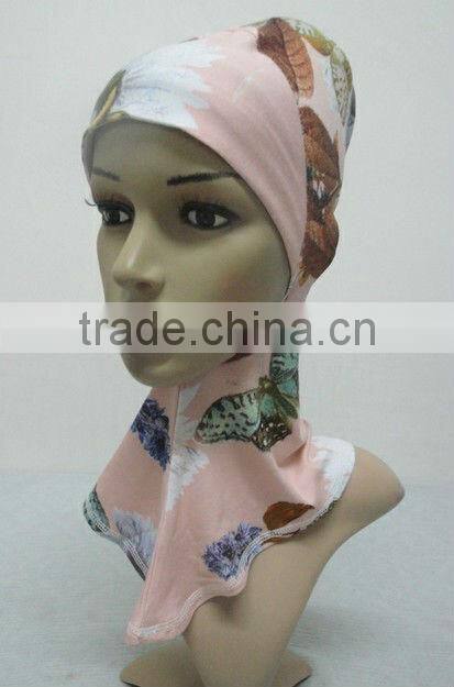 C042 new style print ninja inner underscarf,full underscarf to cover neck