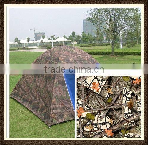factory price leaf printed taffeta fabric