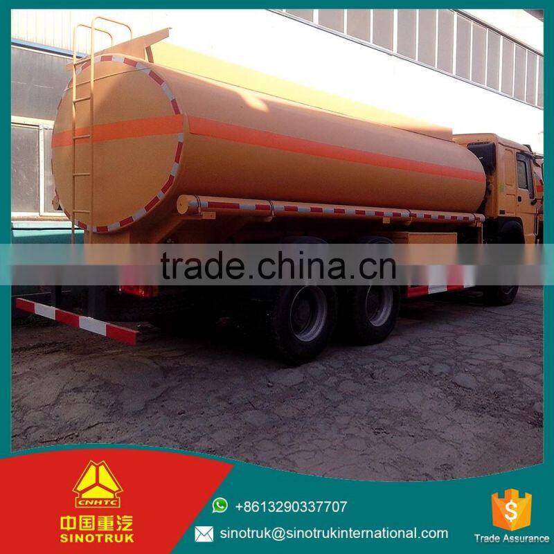 SINOTRUK left hand drive 6*4 oil tank truck for sale