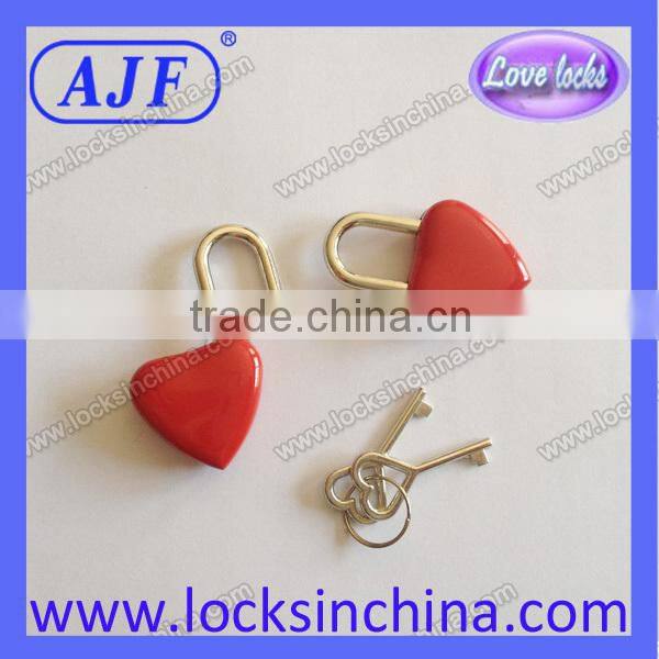 Promotional Heart shape love diary lock for sudents