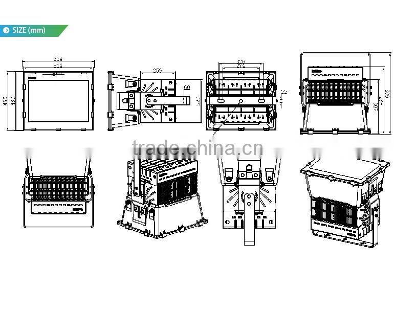 Gymnasium Light, 5 Years Warranty, UL Approved #481383, Copper Heat Pipe Design, 1000W LED High Bay Lamp