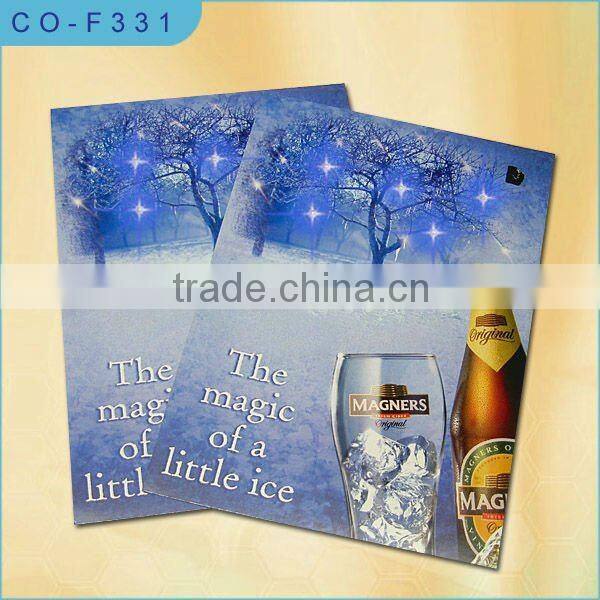 Hottest LED card,flashing card for promotion gifts