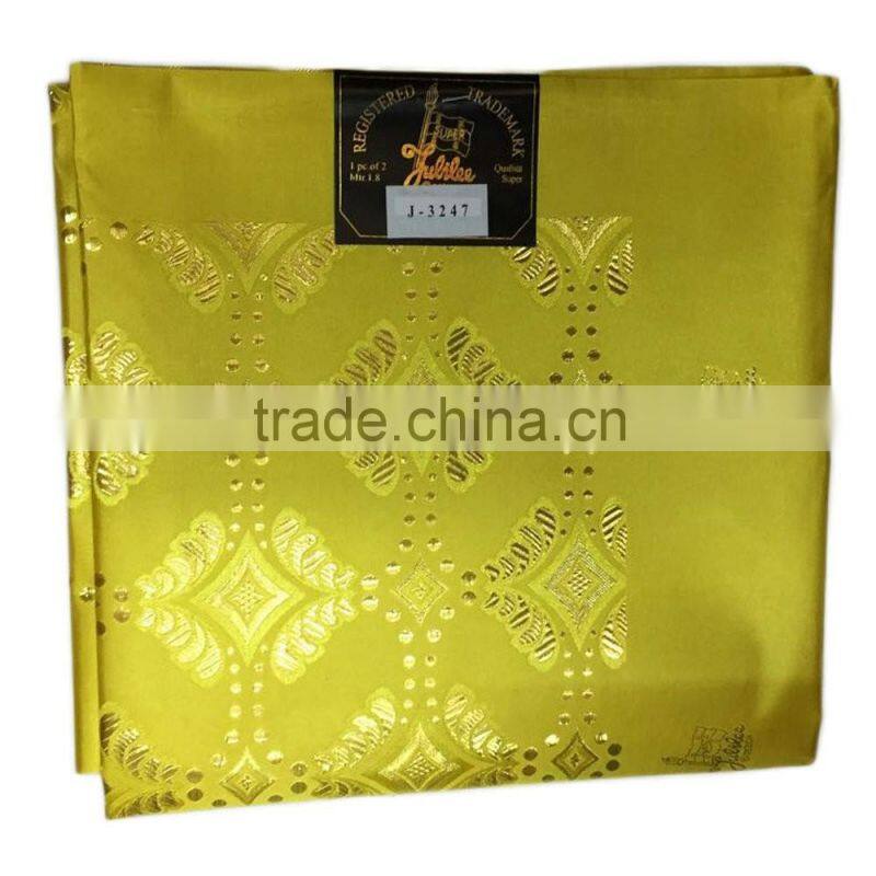 Orange embroidery women head tie / African fashion gele fabric / cotton sego wholesale