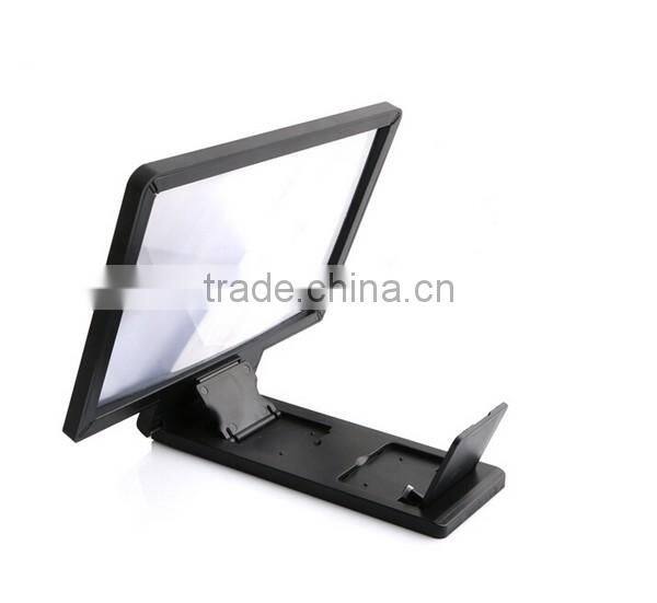 Foldable mobile phone LCD LED screen magnifier bracket,mobile phone screen magnifier Enlarge stand Cellphone Magnifier