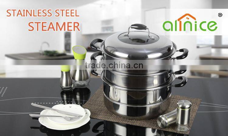 Double Layer Stainless steel Steamer Pot Steam Cooker