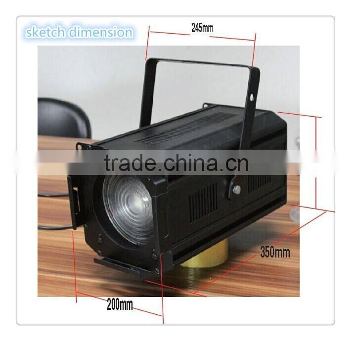 ShenZhen Mounteck Stage fresnel spotlight 150w RGBW Led Theatre spot light hot sales