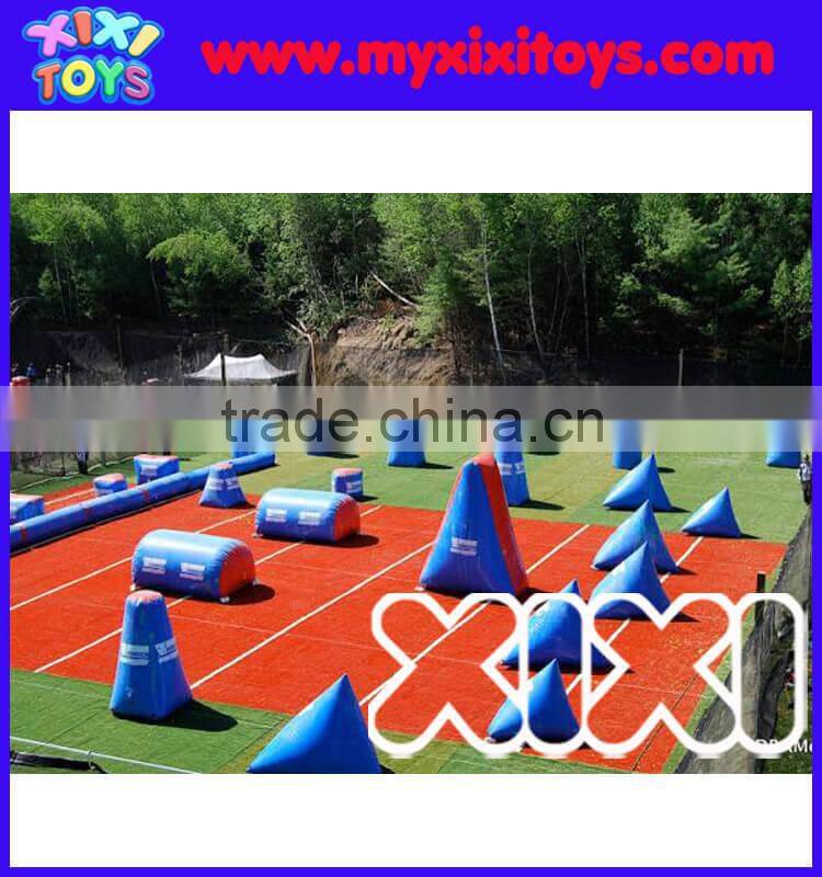 Newest funny 0.9mm PVC Inflatable Paintball Bunkers for sale