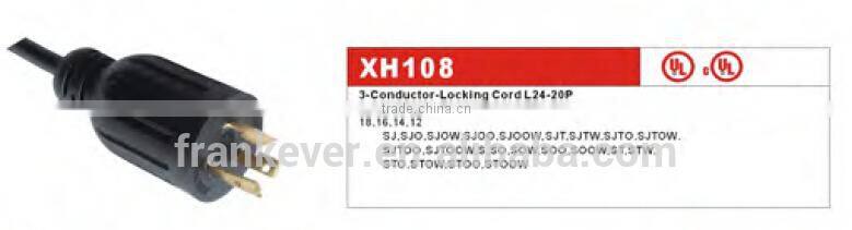 Amercia NEMA L24-20P power cord made in China