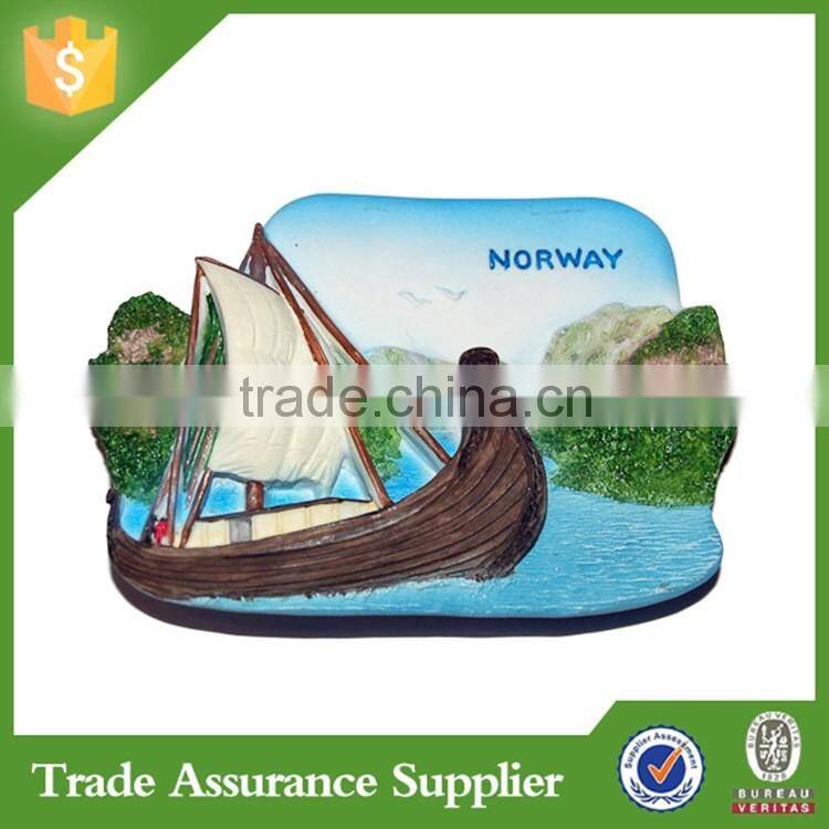 OEM Acceptable Cities Design 3D Fridge Magnet Polyresin