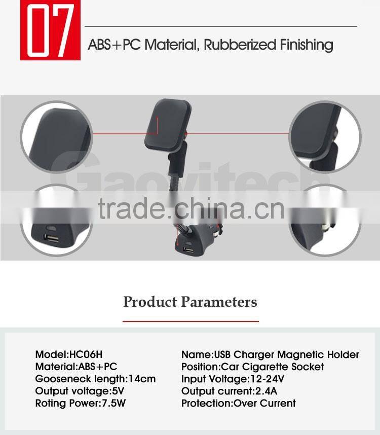 2016 new version smart IC car charger with QC3.0 high charging for smartphone
