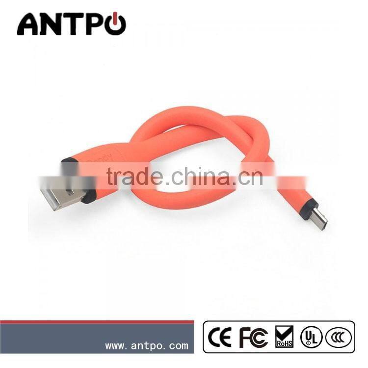Unibody finish android use charging cable flexible charging line