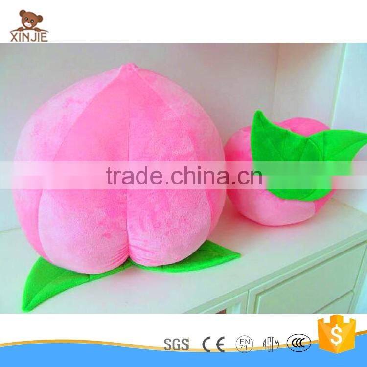 hot plush honey peach pillow fruit shaped pillow