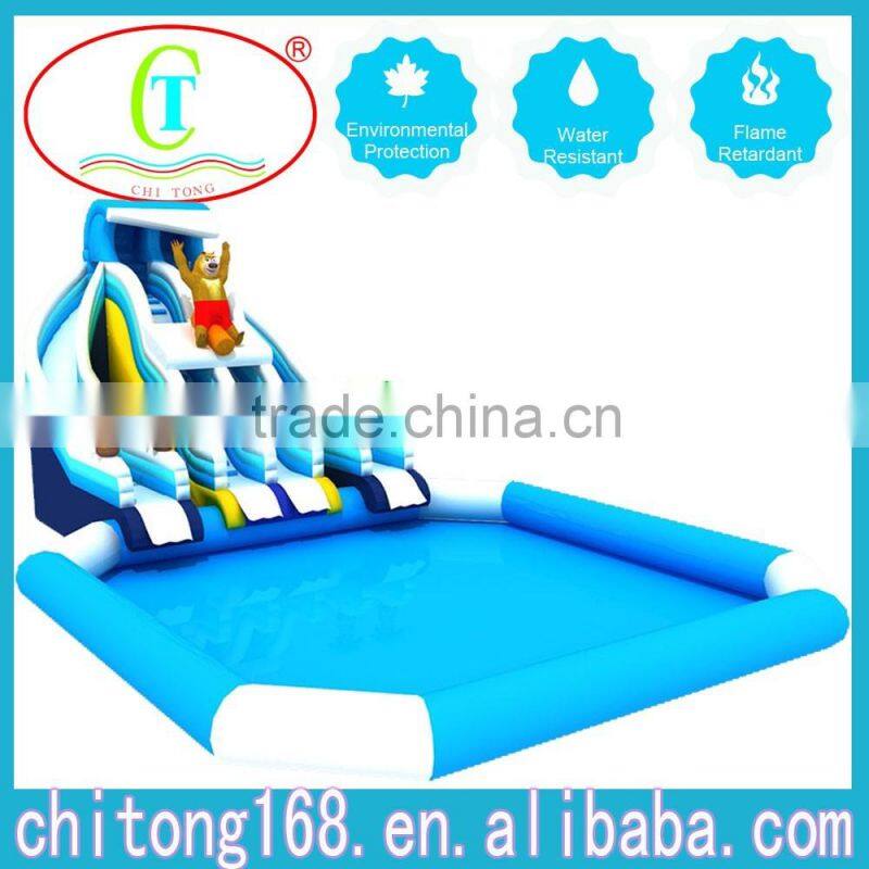 Giant Inflatable Swimming Pool Slides For Sale