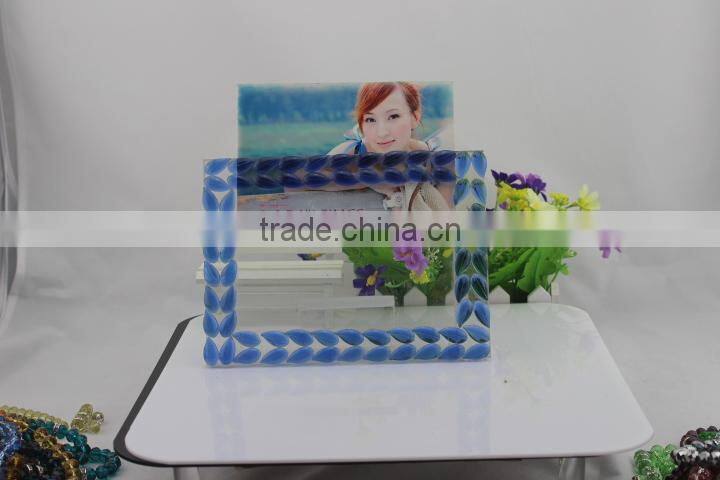 Replaceable Cheap Crystal Frame,Crystal Photo Album,Clear Optical Crystal Images Holder For Home Decoration