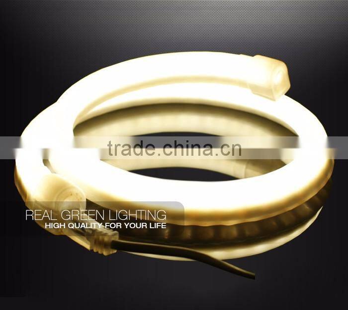 Holiday Decoration 220V Warm white LED Ultra thin Neon Flex Rope Light