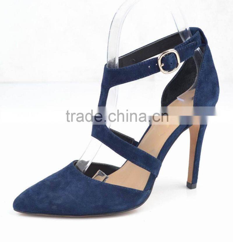 new fashion leather high heels pumps ladies women sandals shoes 2014