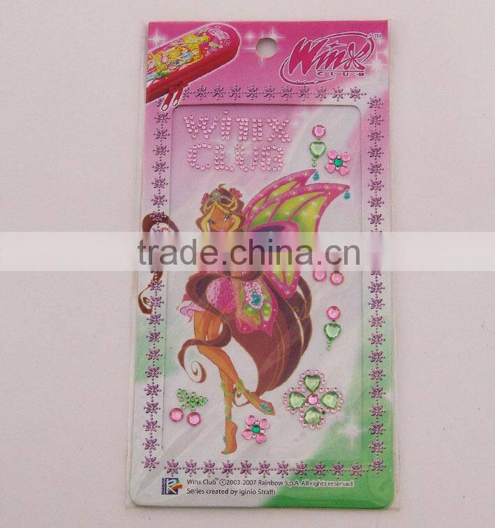 diamond color sticker for mobile phone decoration