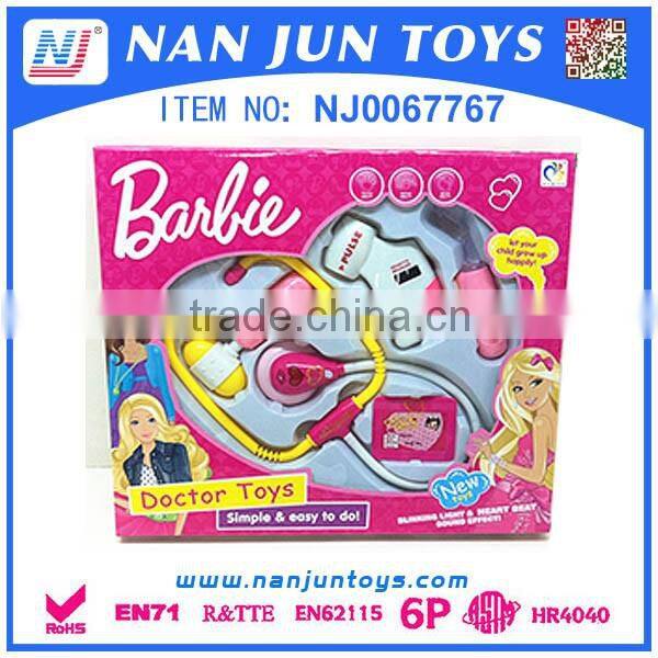 High quality plastic doctor play set toy with handle box