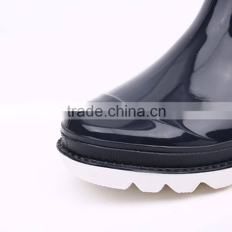 Factory price pure design waterproof pvc rain boots, cheap rain boots