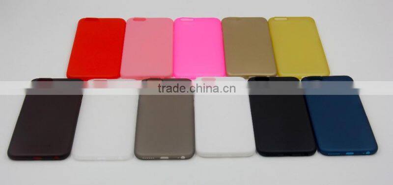 Simple style for apple iphone 6 case 4.7 inch, Ultra thin cover matte transparent pp for iPhone6/6s