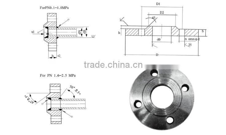 12820 DN10-1600 russia standard WCB A105 slip on SO flange