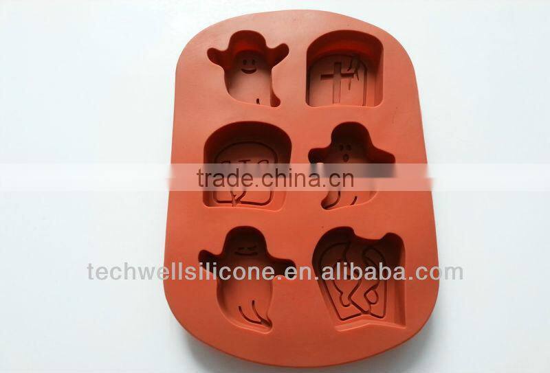Ghost!!!! novelty silicone cake mold for Halloween