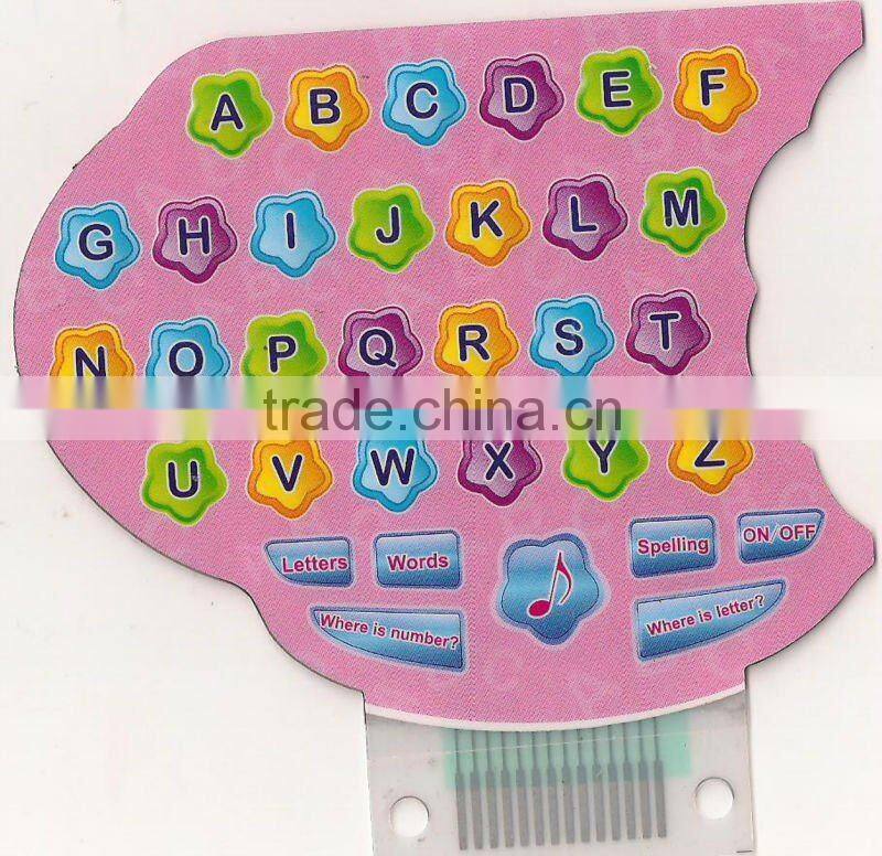 push button switch membrane switch panel / keypad