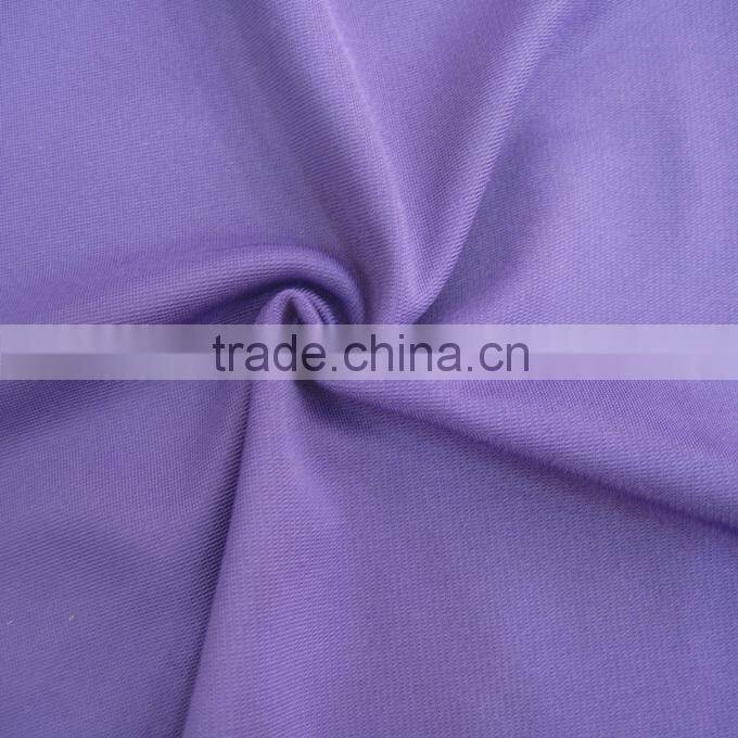 punto roma jersey fabric/polyester spandex stretch knitted fabric/warp knitted fabric