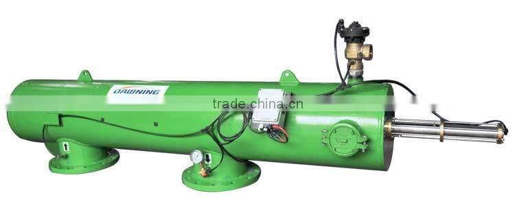 Hydraulic motor helical scan automatic self cleaning irrigation filter