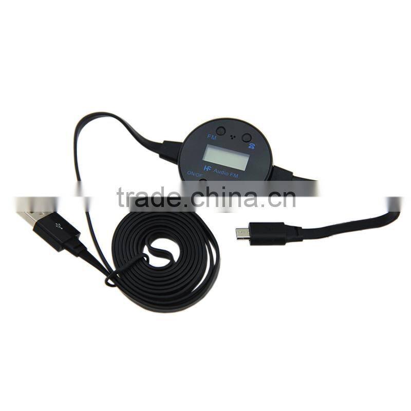 bluetooth fm transmitter car kit with handsfree music control