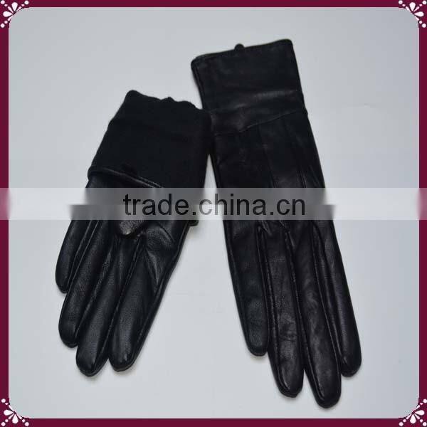 Hot Selling Fashion Sheep Lady Leather Gloves