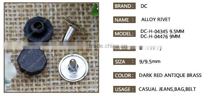 Fashion Top Quality Metal Decorative Rivets for Clothes Accessory