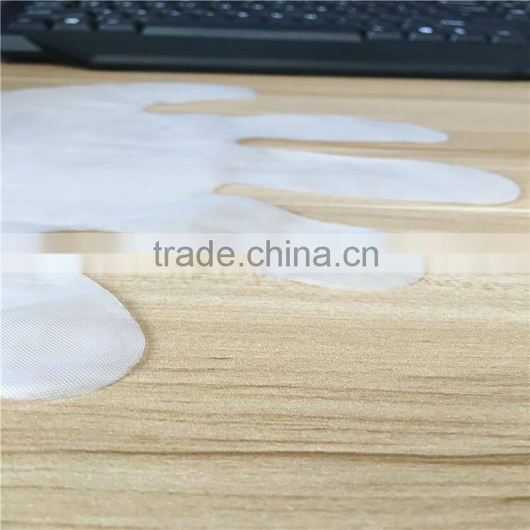 Wholesale top quality disposable sterile food and medical usage CPE plastic gloves