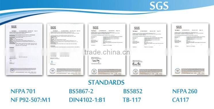 Flame retardant fabric anti-static fabric curtain