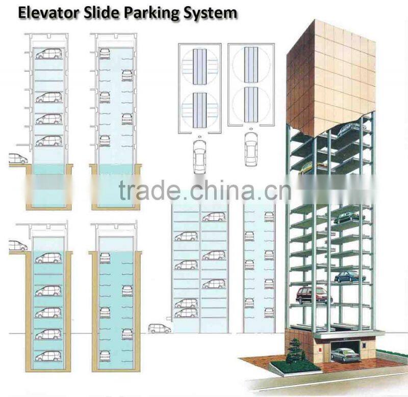 compact steel parking garage