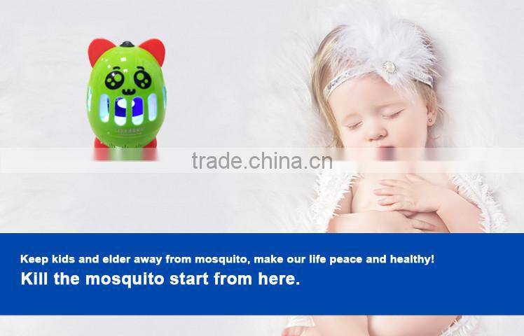 Energy saving hot sale small size led mosquito trap in lovely animal design