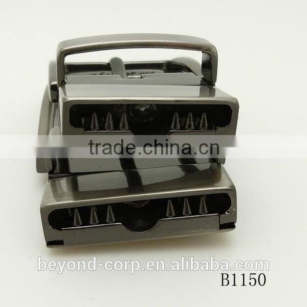 metal turning belt buckle changeable pin buckle brother buckles