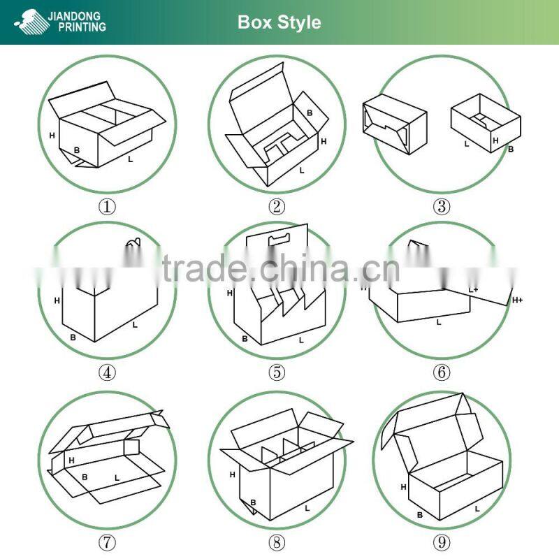 OEM colour paper box