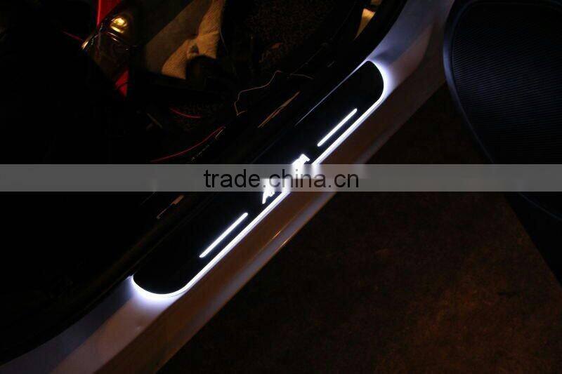 LED door sill plate for BMW F22 F34 GT F33 F01 F02 F20 X1 E84 M6 LED welcome moving door sill scuff plate light
