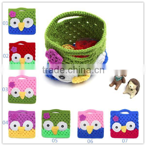 Fashion crochet designer handbag hot sale