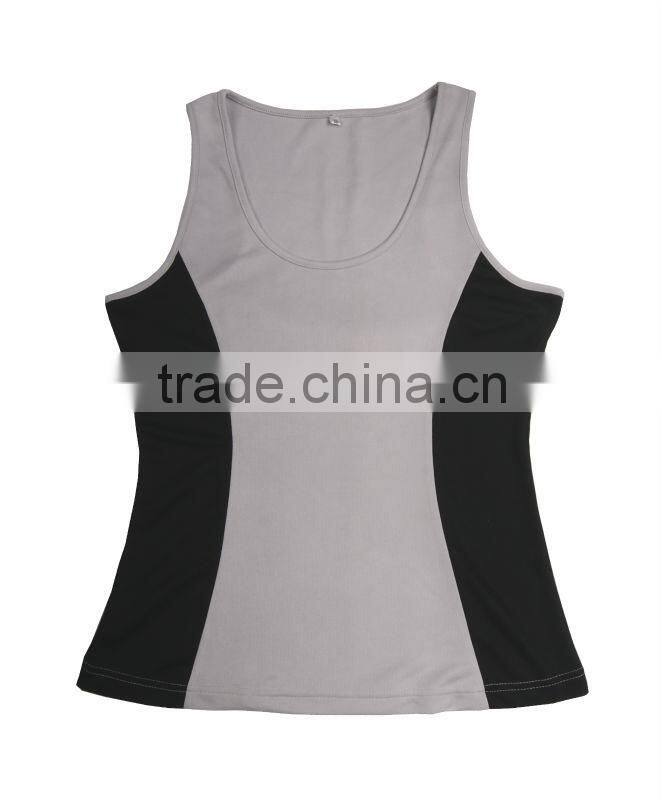 Cotton Spandex Slim Fit Running Men Tank Top Design