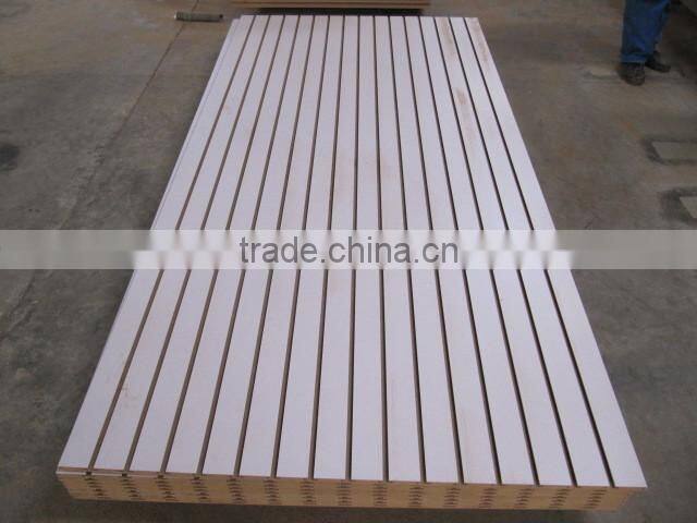 2016 Best price 1220 x 2440 x 18mm slatwall panel