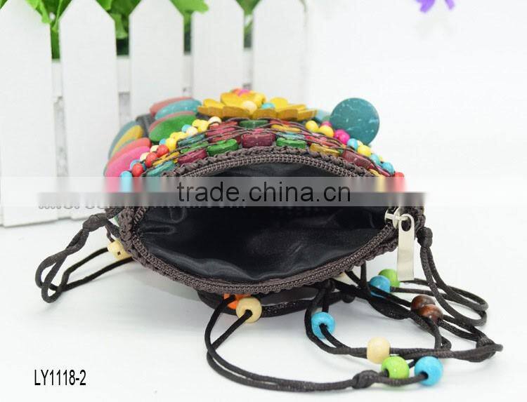 2016 hot selling in stock wholesale fashion coconut shell handbag