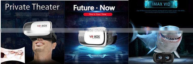 HeadMount VR BOX 2.0 Version VR Virtual 3D Glasses for 3.5" - 6.0" Smart Phone + bluetooth remote controller